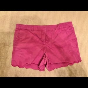 Loft Scalloped Shorts
